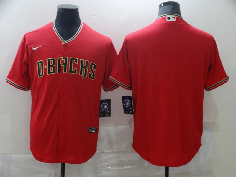 Men's Arizona Diamondbacks Red Blank Jersey